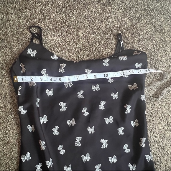 90s Bows Black Mini Dress - Picture 9 of 10